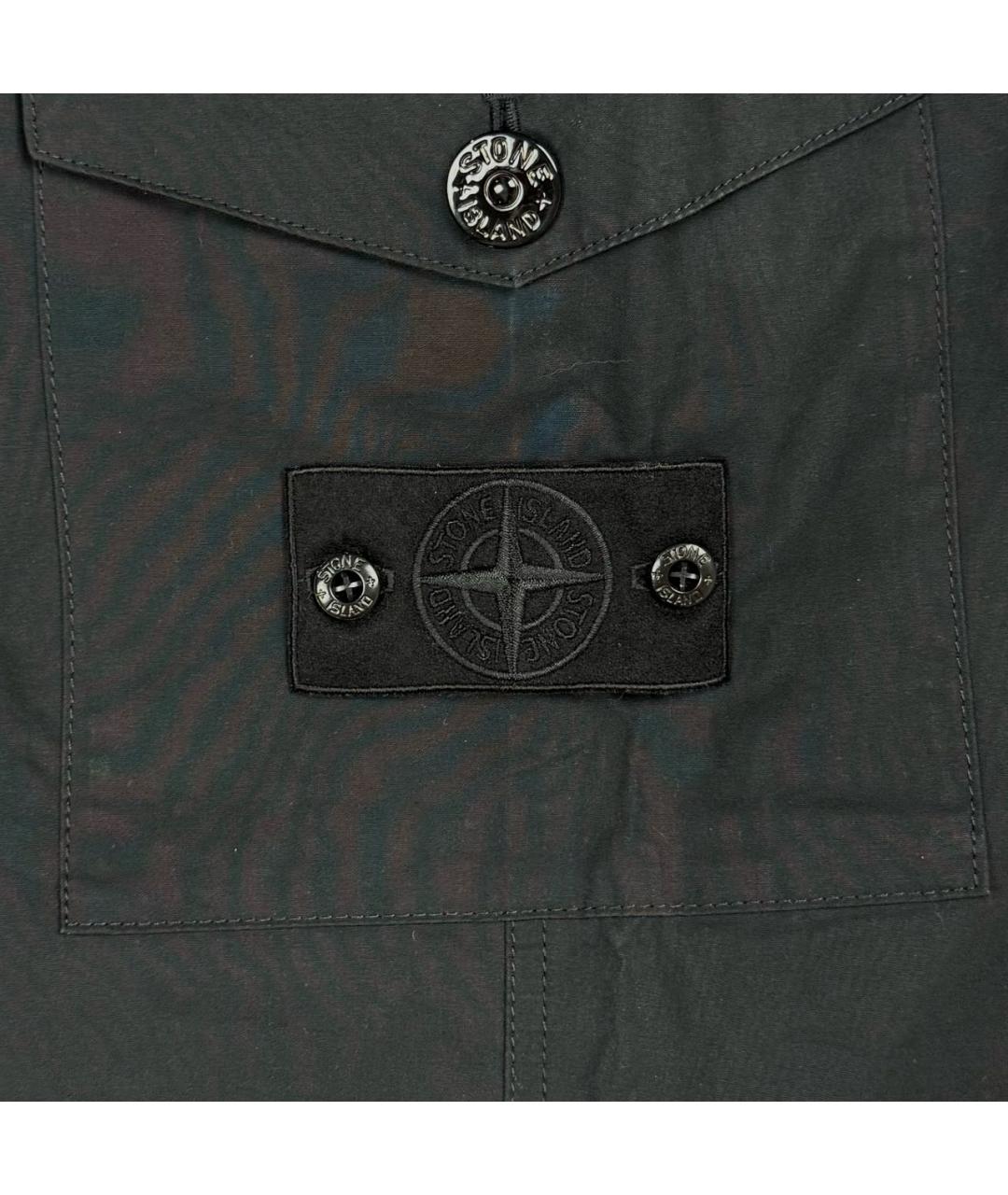 STONE ISLAND Черные классические брюки, фото 4