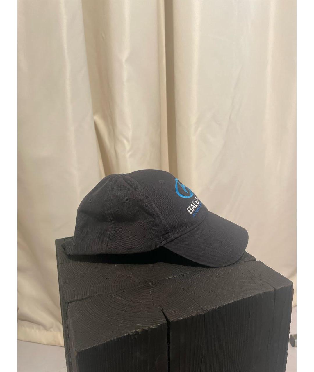 BALENCIAGA Черная хлопковая кепка/бейсболка, фото 2