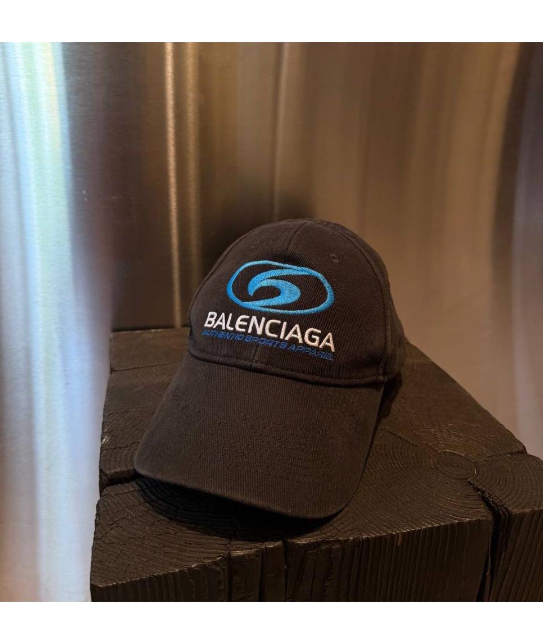BALENCIAGA Черная хлопковая кепка/бейсболка, фото 3