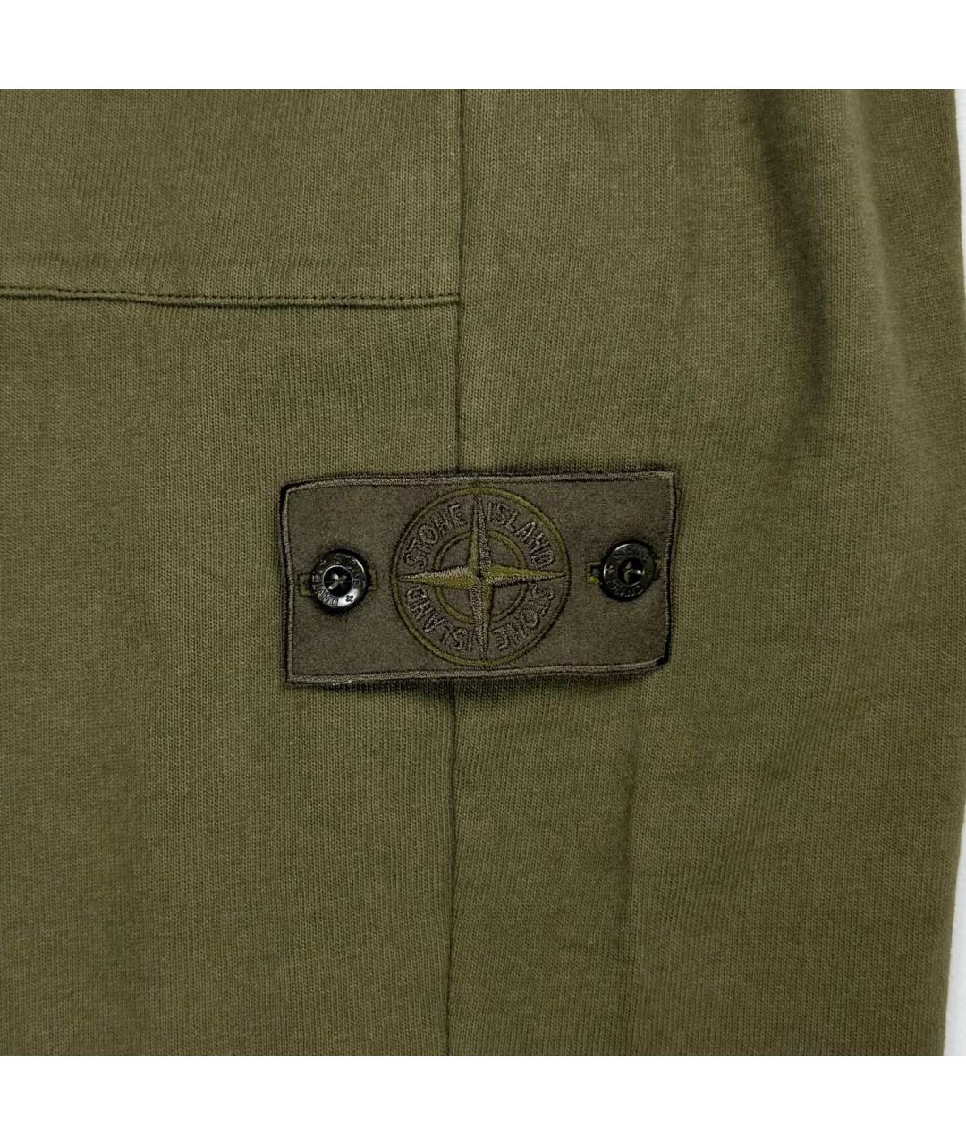 STONE ISLAND Хаки повседневные брюки, фото 4