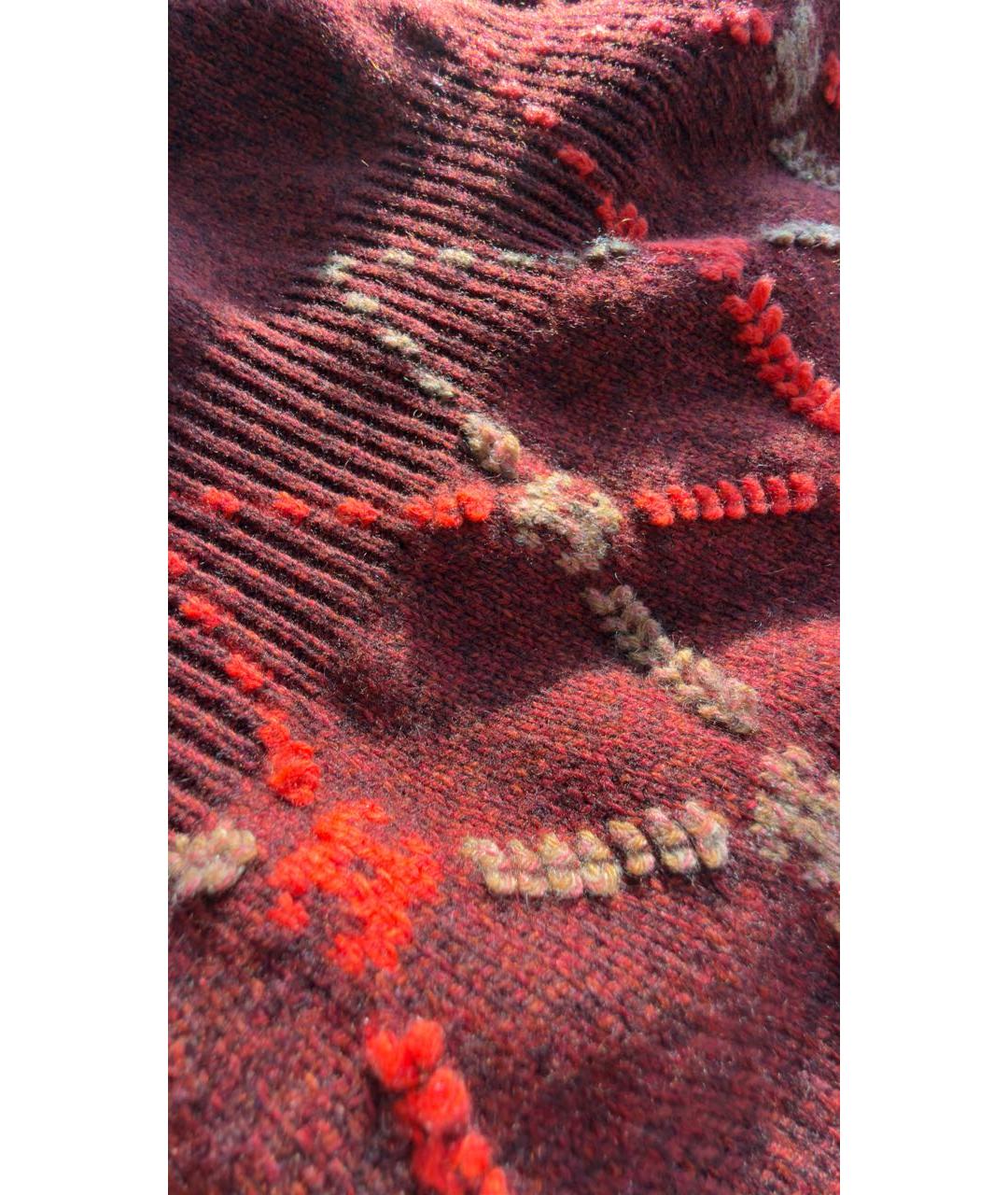 CHANEL Бордовый кашемировый сарафан, фото 4