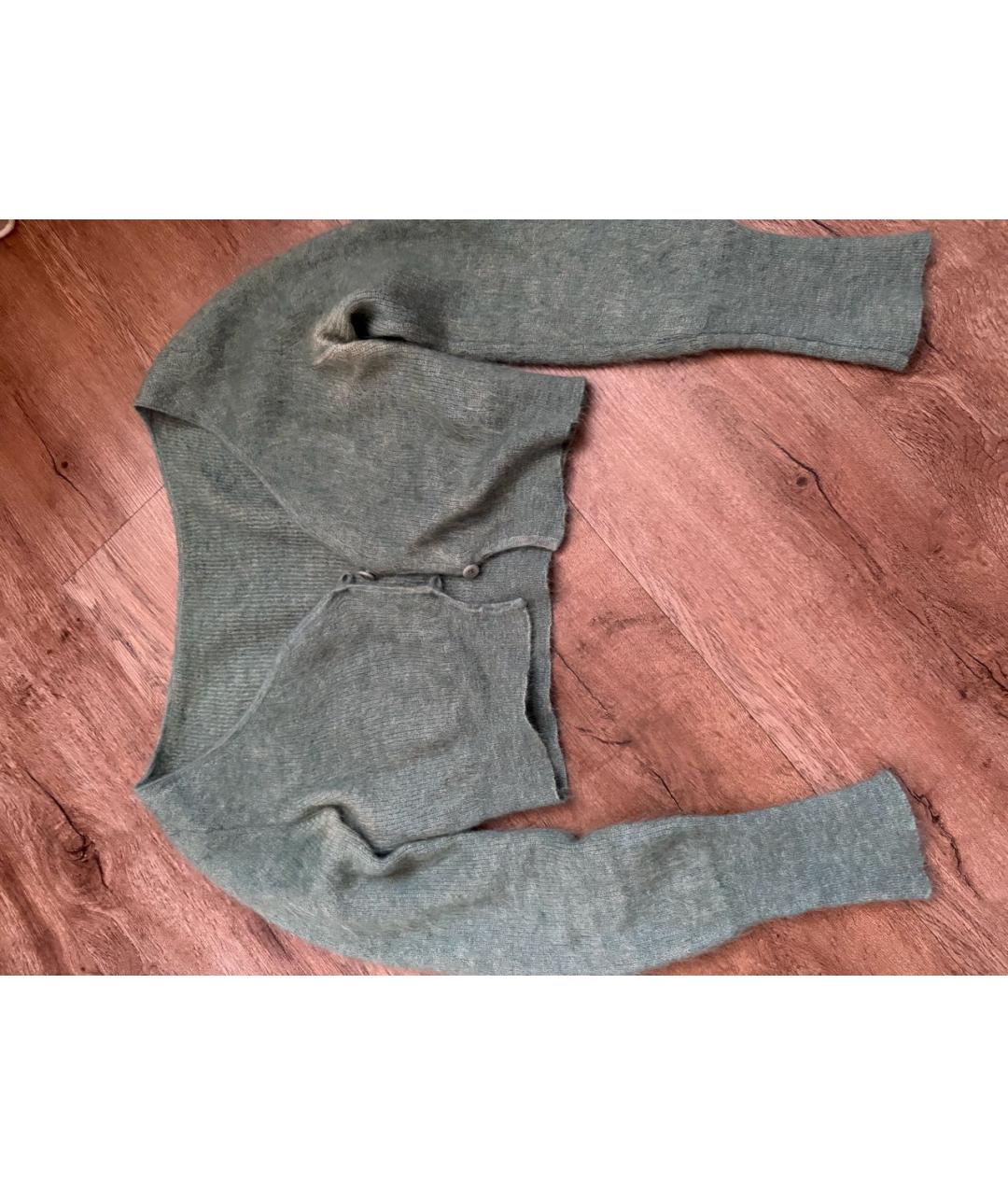 JACQUEMUS Зеленый шерстяной кардиган, фото 6