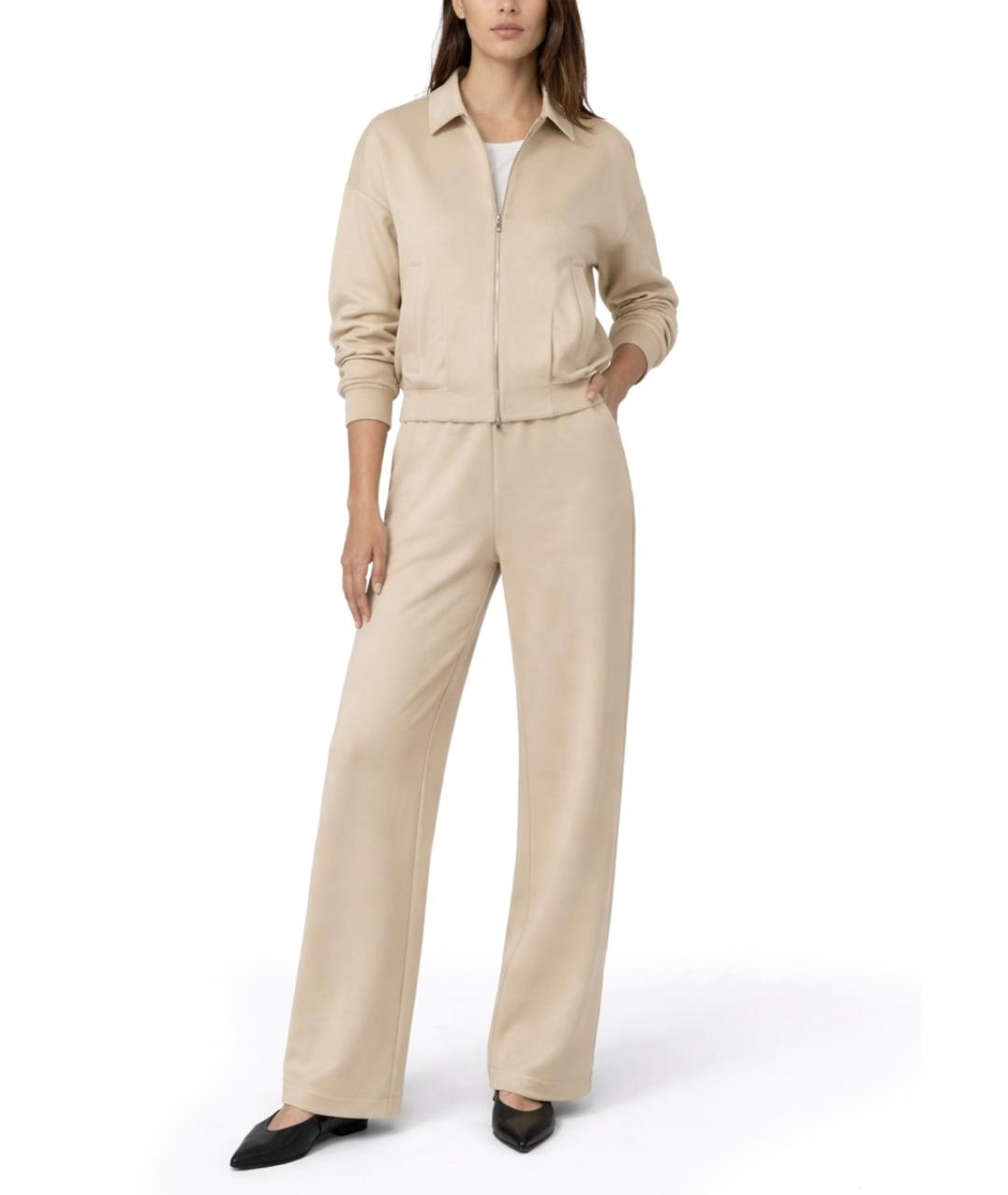 MAX MARA Бежевая шелковая куртка, фото 2