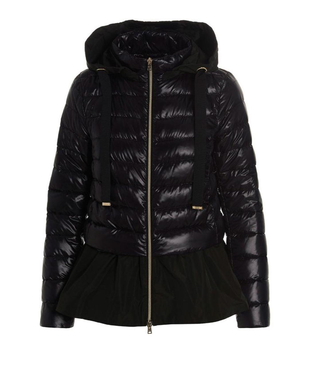 HERNO Черная полиамидовая куртка, фото 3