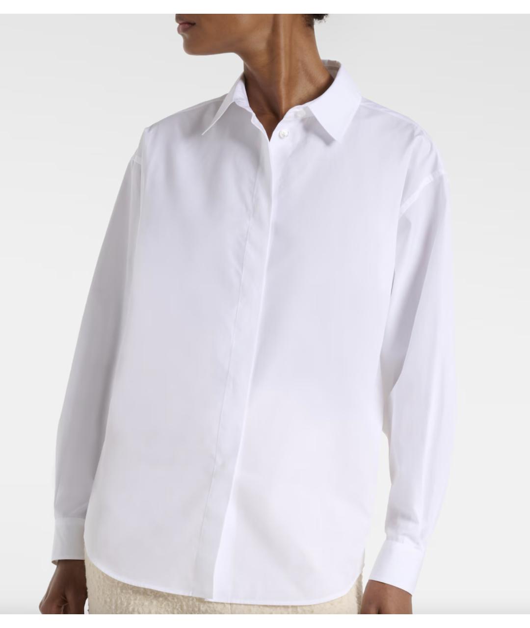 THE ROW Белая хлопковая рубашка, фото 2