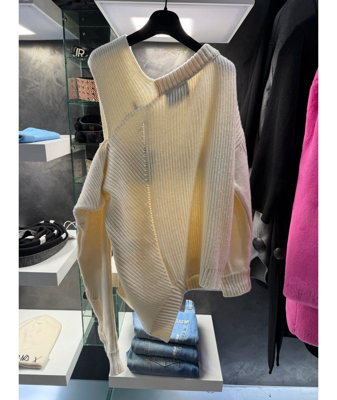 ICEBERG Белый шерстяной джемпер / свитер, фото 7