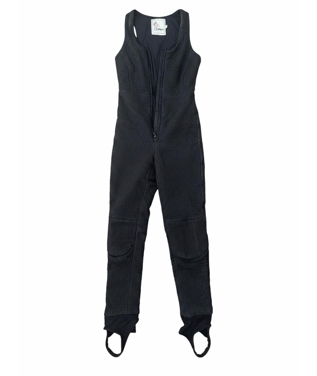 MONCLER GRENOBLE Черные спортивные брюки и шорты, фото 1