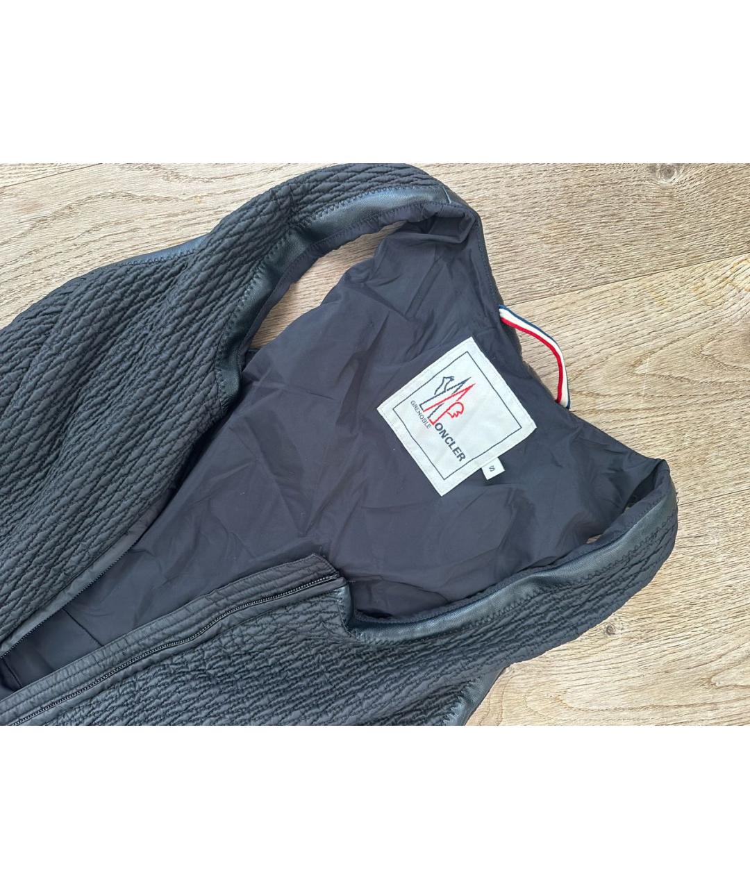 MONCLER GRENOBLE Черные спортивные брюки и шорты, фото 2