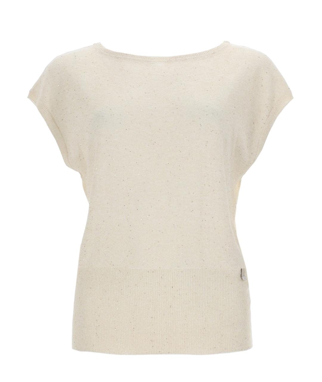 HERNO Бежевая футболка, фото 1