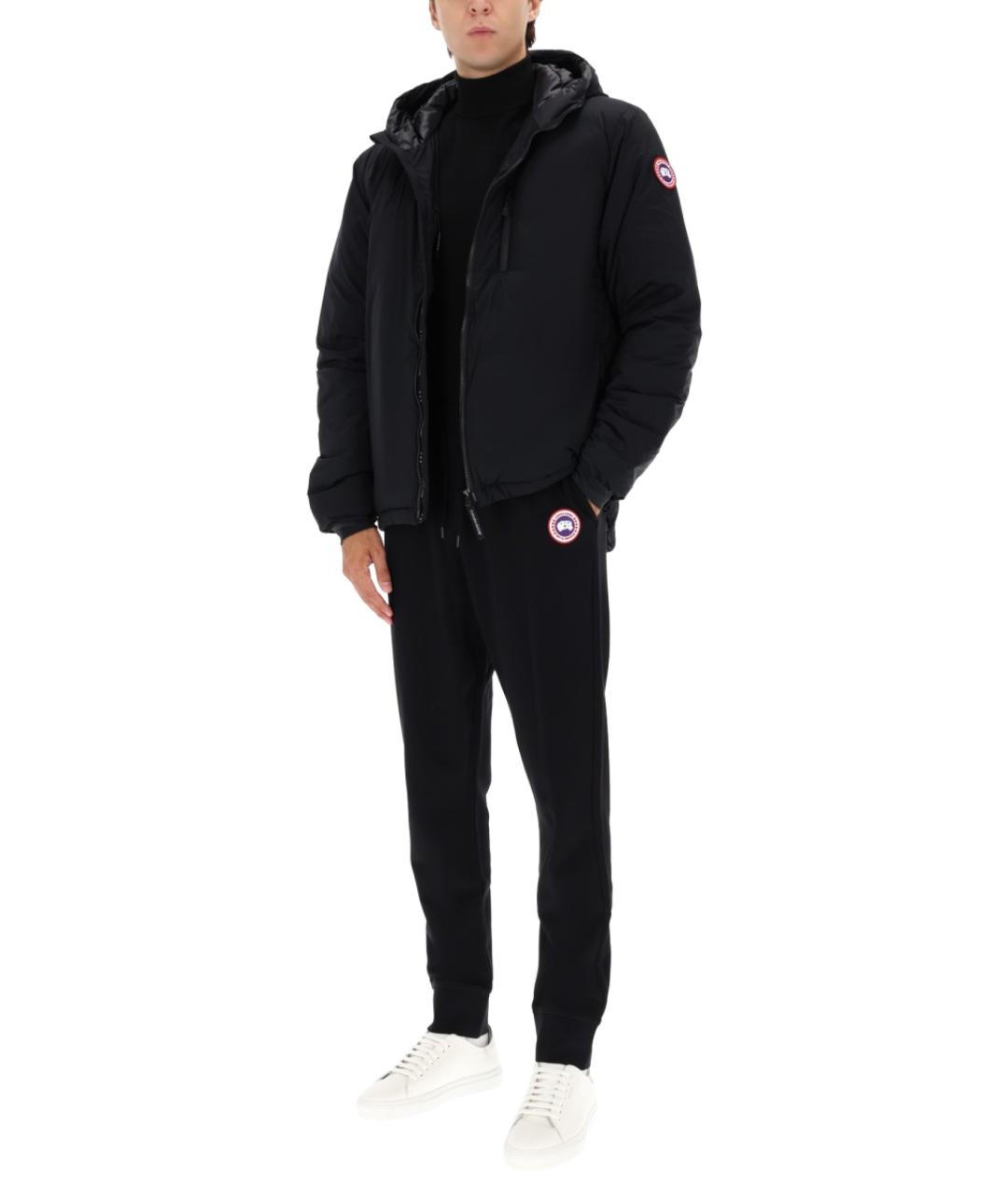 CANADA GOOSE Черная полиэстеровая куртка, фото 3