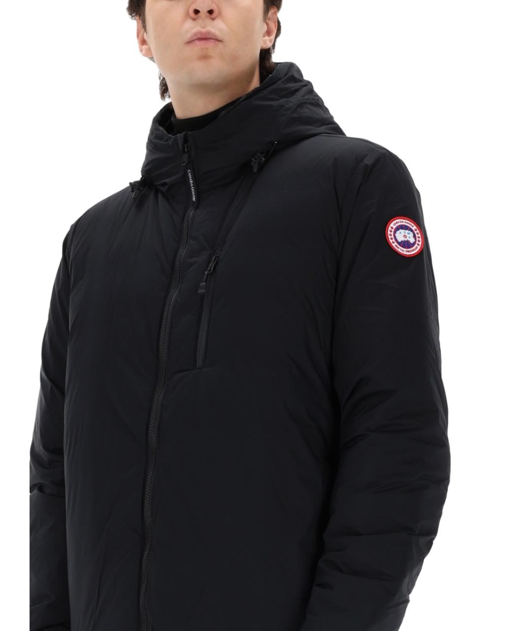 CANADA GOOSE Черная полиэстеровая куртка, фото 6