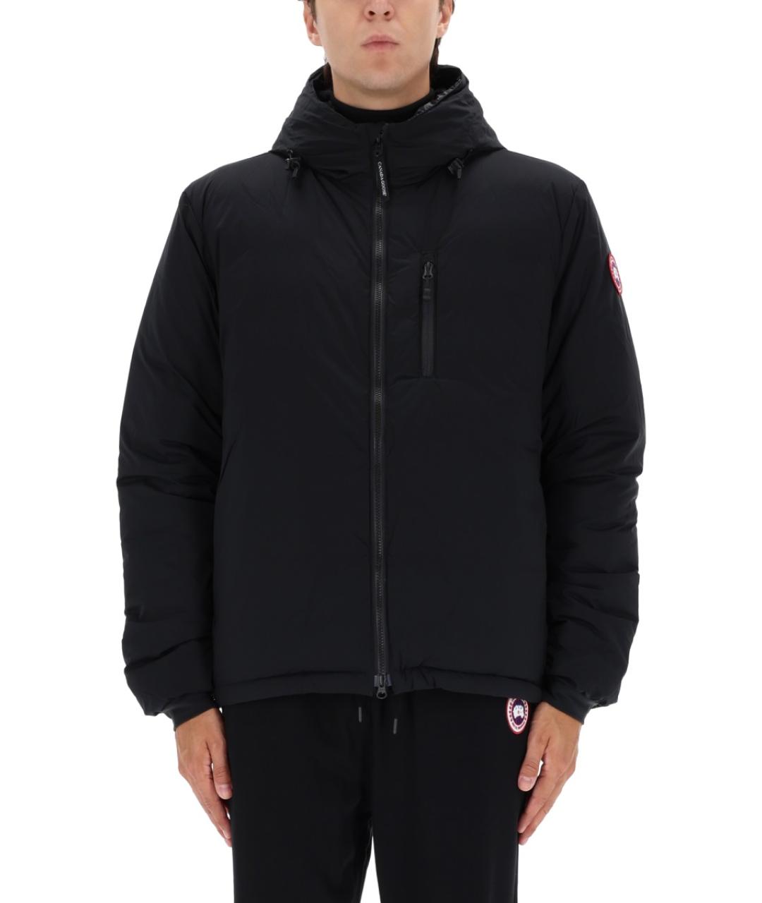 CANADA GOOSE Черная полиэстеровая куртка, фото 7