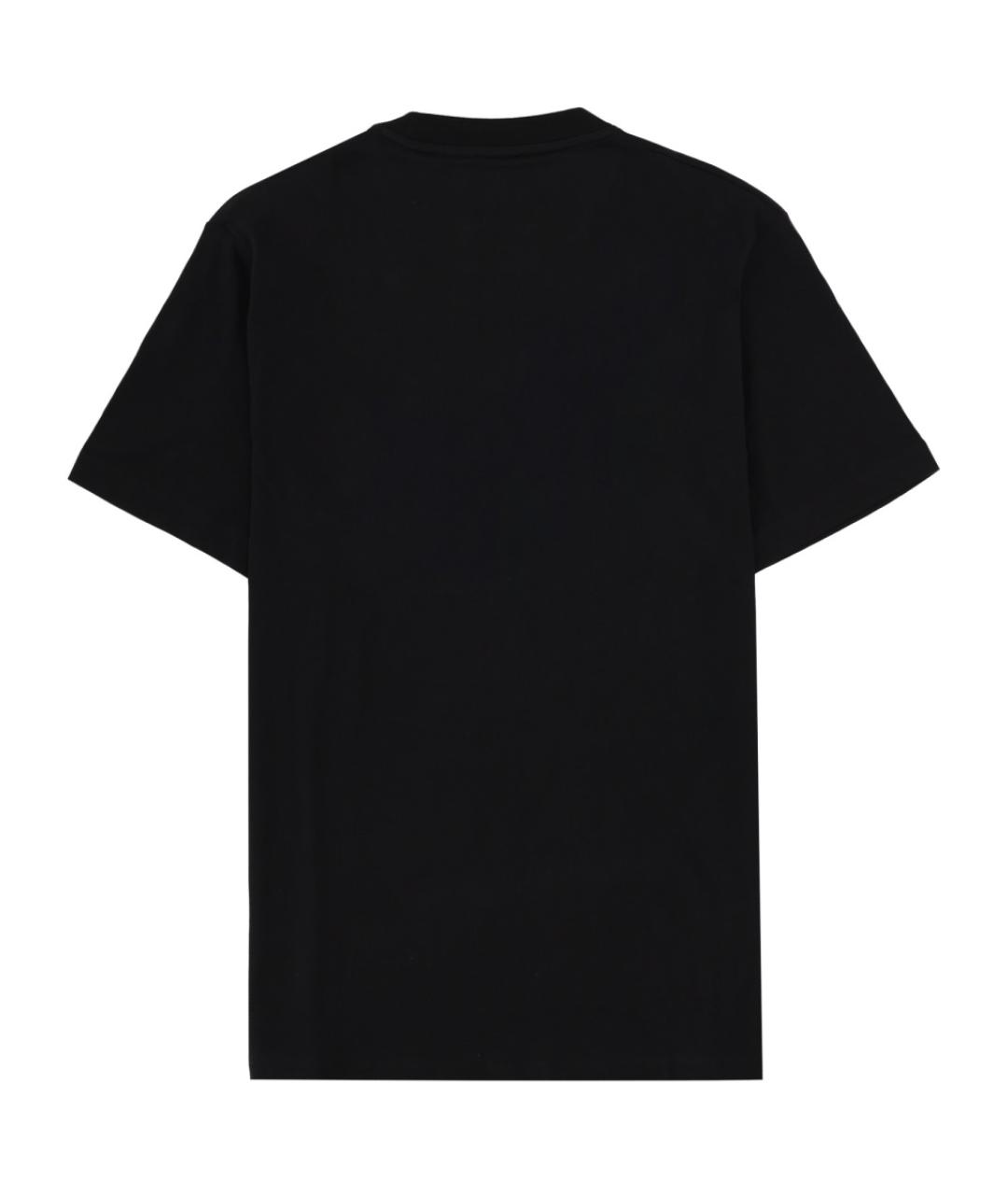 HUGO BOSS Черная хлопковая футболка, фото 2
