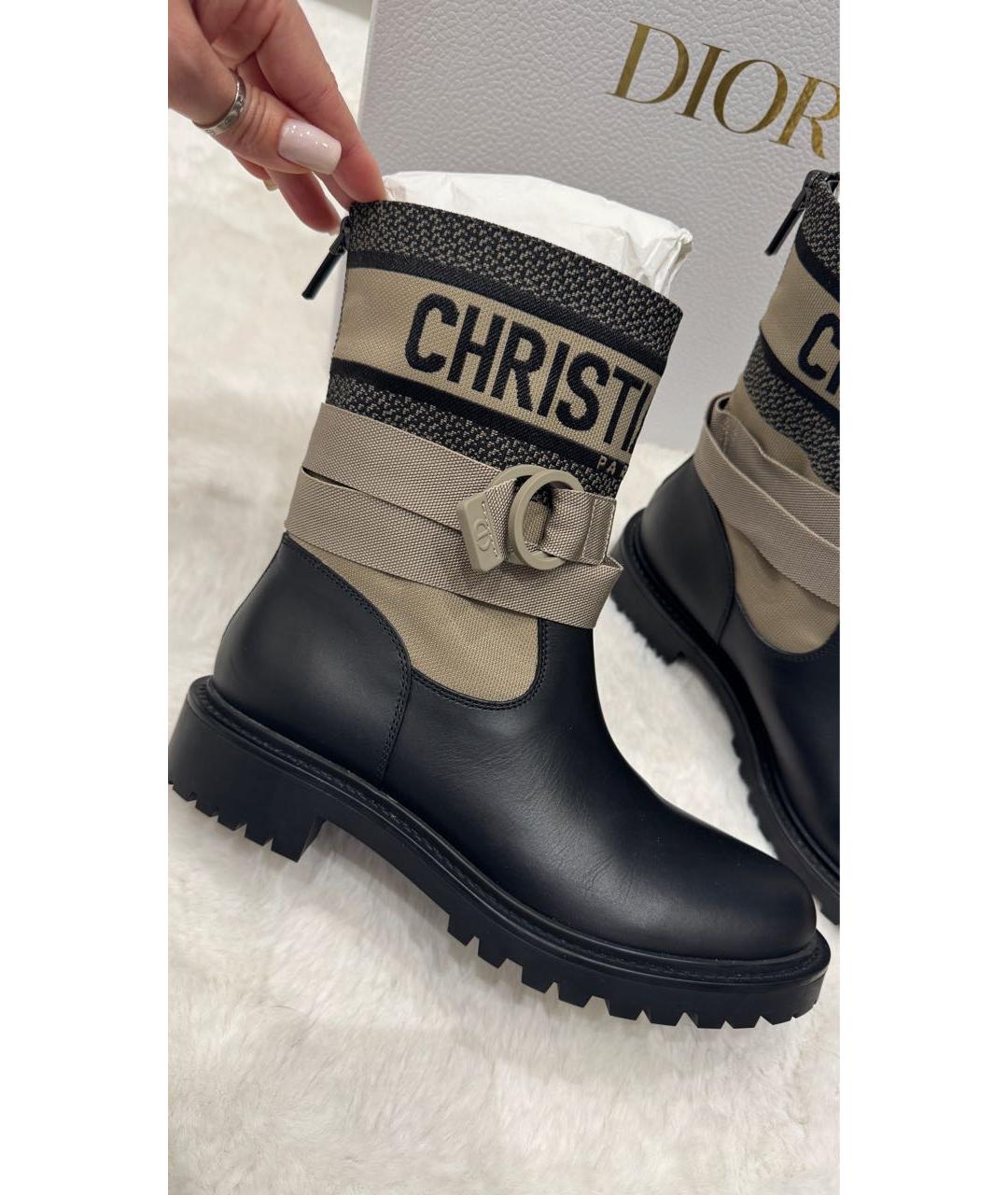 CHRISTIAN DIOR Мульти полусапоги, фото 6
