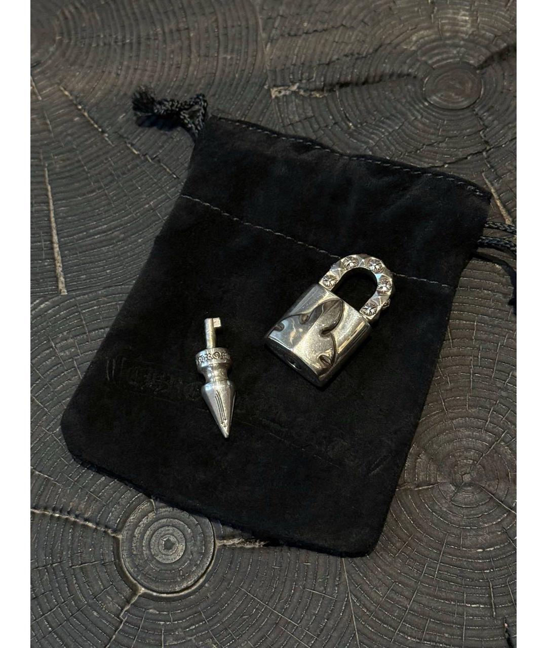 CHROME HEARTS Серебрянный брелок, фото 3