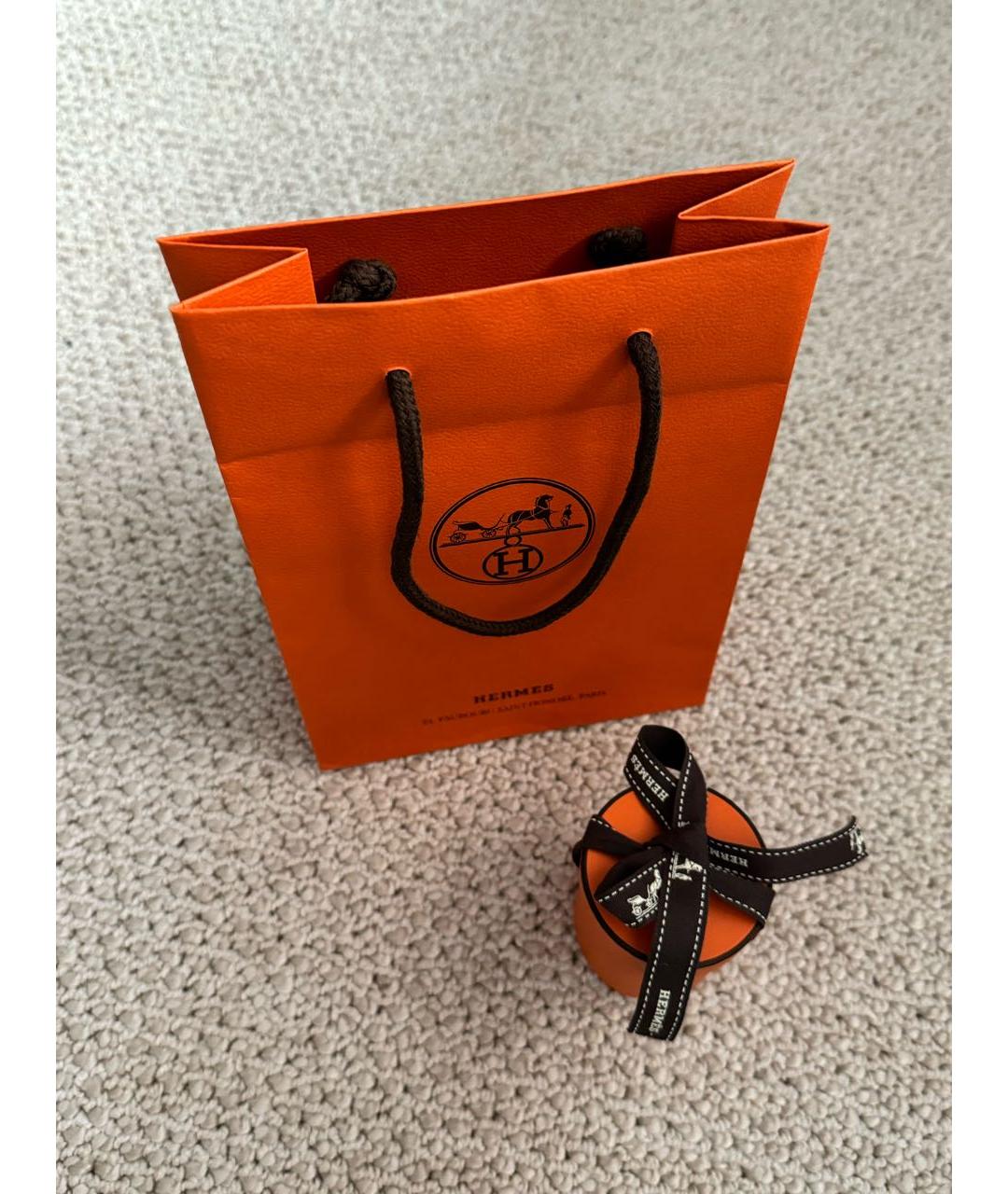 HERMES Мульти шелковый платок, фото 4