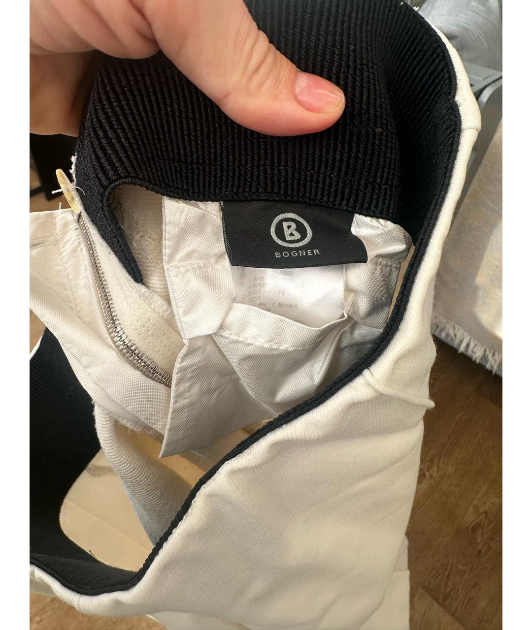 BOGNER Белые леггинсы и велосипедки, фото 5