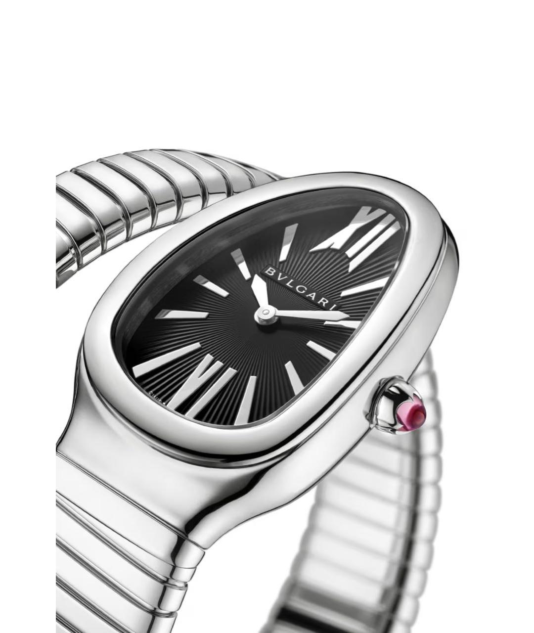 BVLGARI Серебряные металлические часы, фото 3