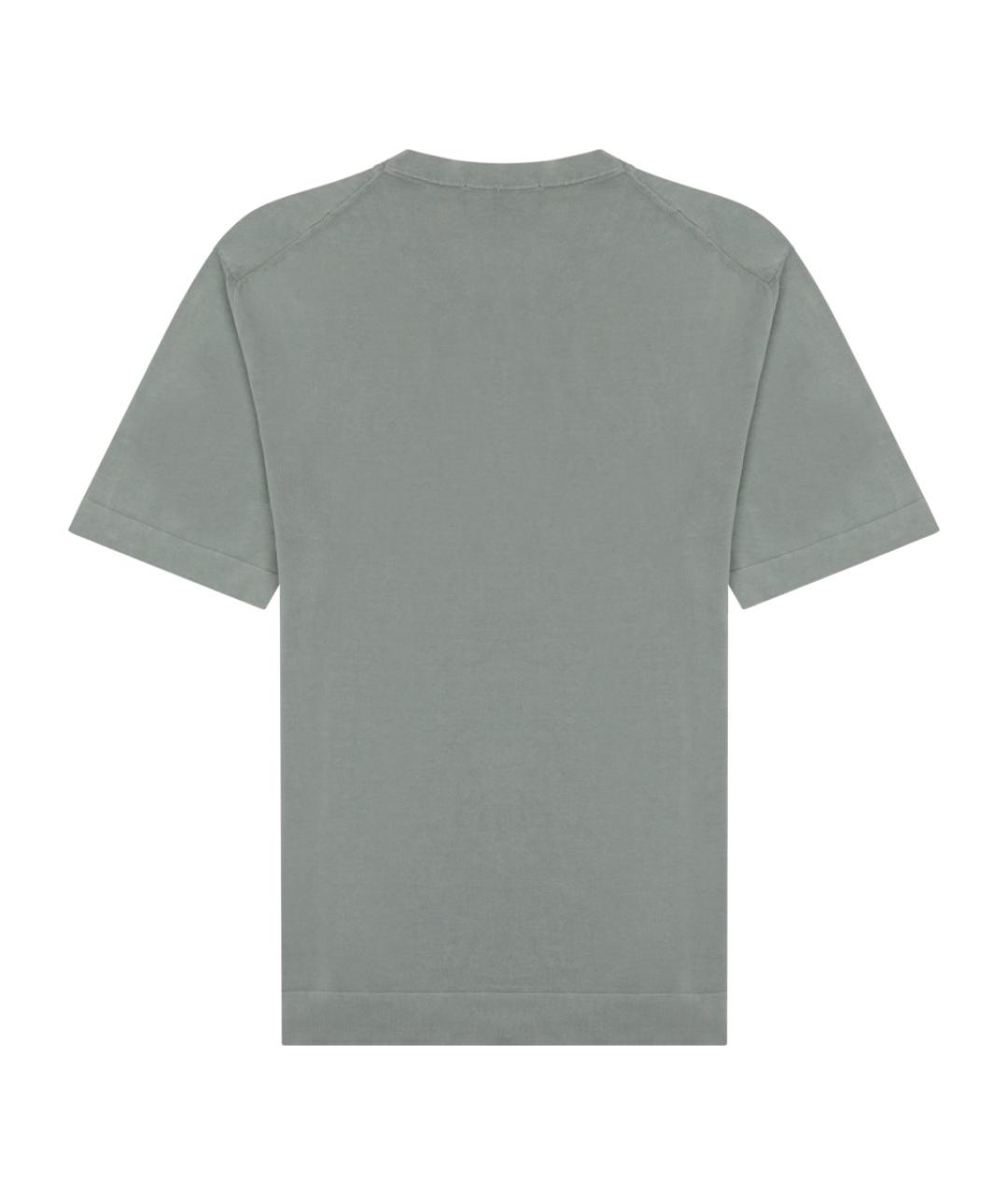 Drumohr Серая хлопковая футболка, фото 2