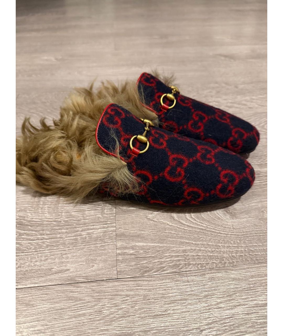 GUCCI Мульти кожаные мюли, фото 7