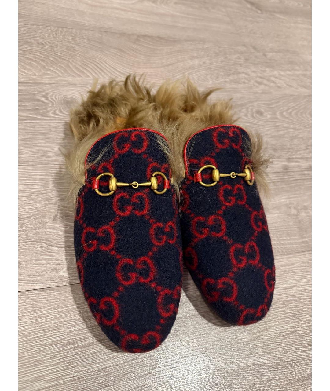 GUCCI Мульти кожаные мюли, фото 3