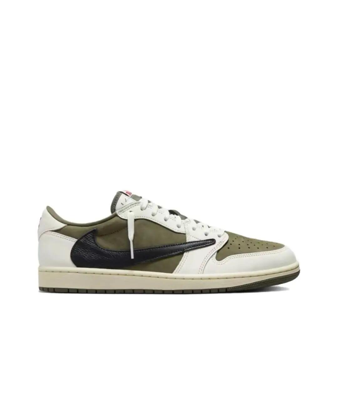 JORDAN Зеленые низкие кроссовки / кеды, фото 6