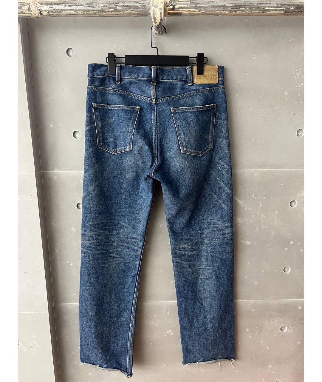 CELINE Синие прямые джинсы, фото 2