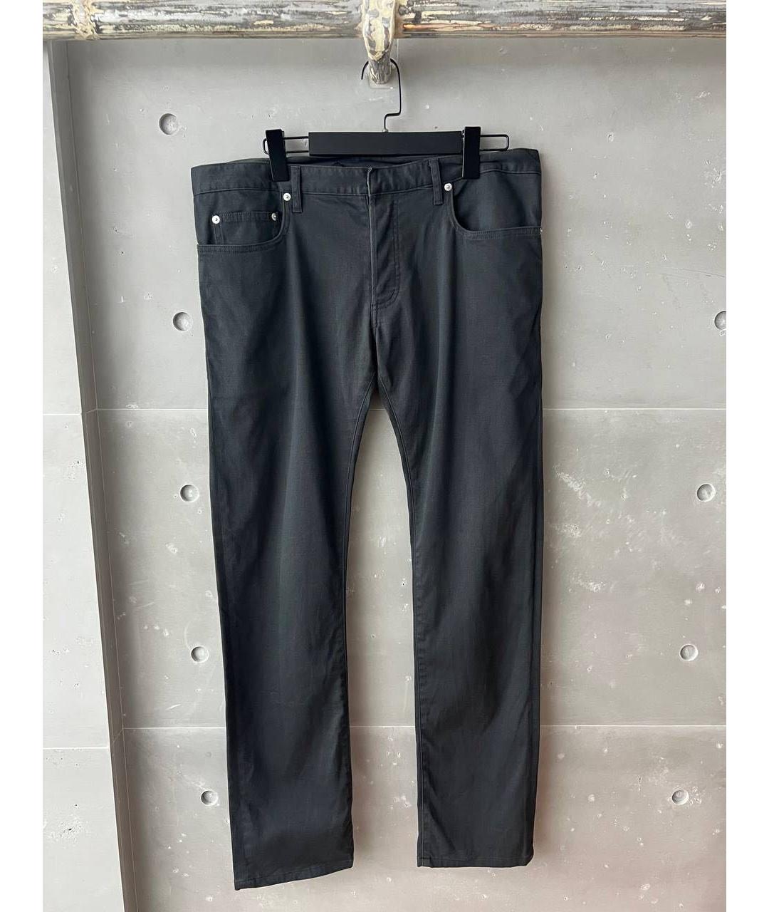 CHRISTIAN DIOR Черные повседневные брюки, фото 3