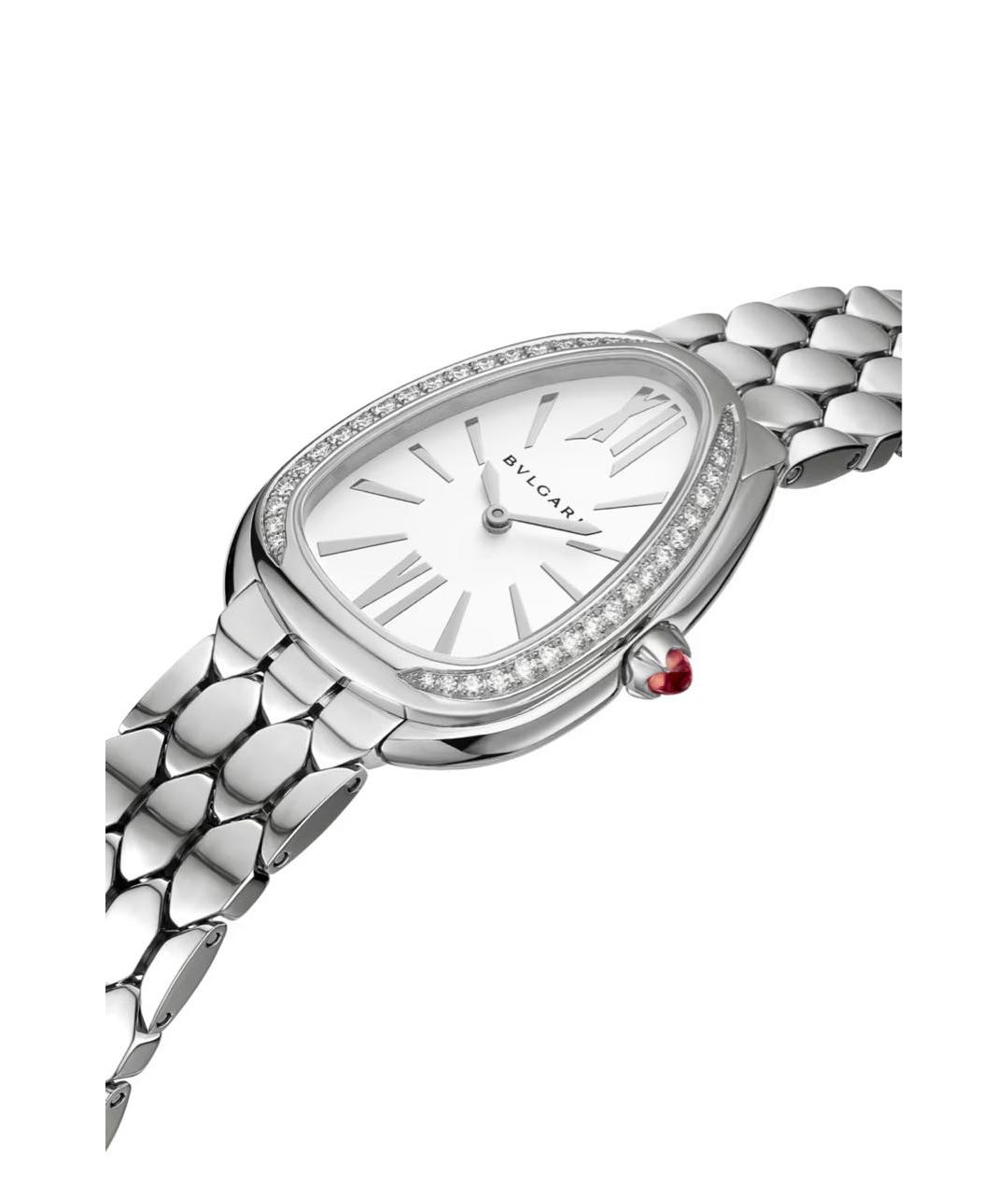 BVLGARI Серебряные металлические часы, фото 2