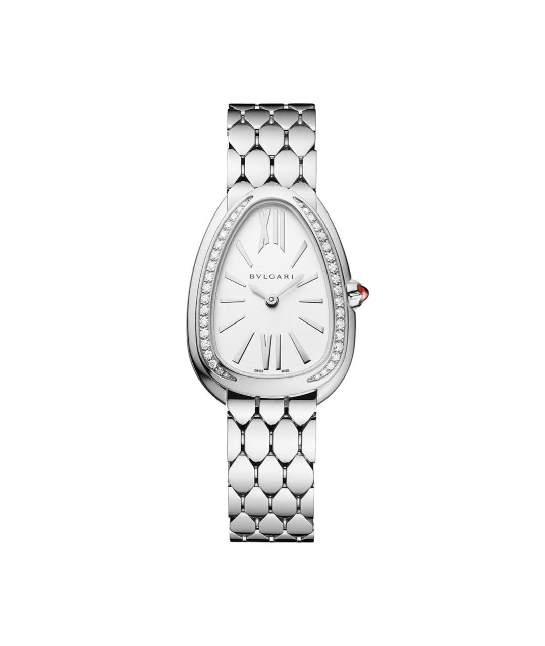 BVLGARI Серебряные металлические часы, фото 4