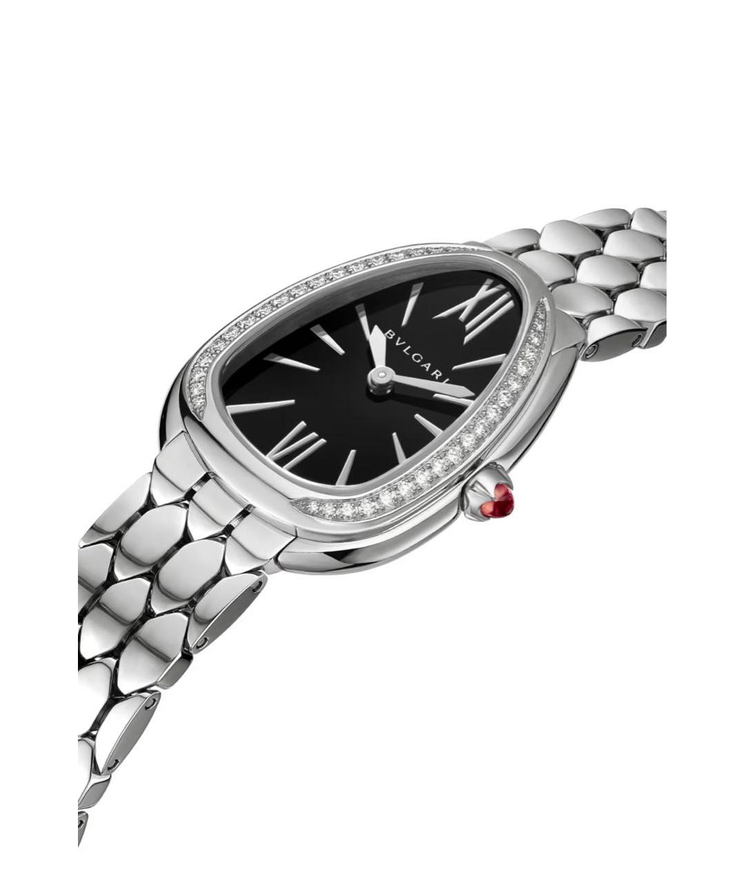 BVLGARI Серебряные металлические часы, фото 2