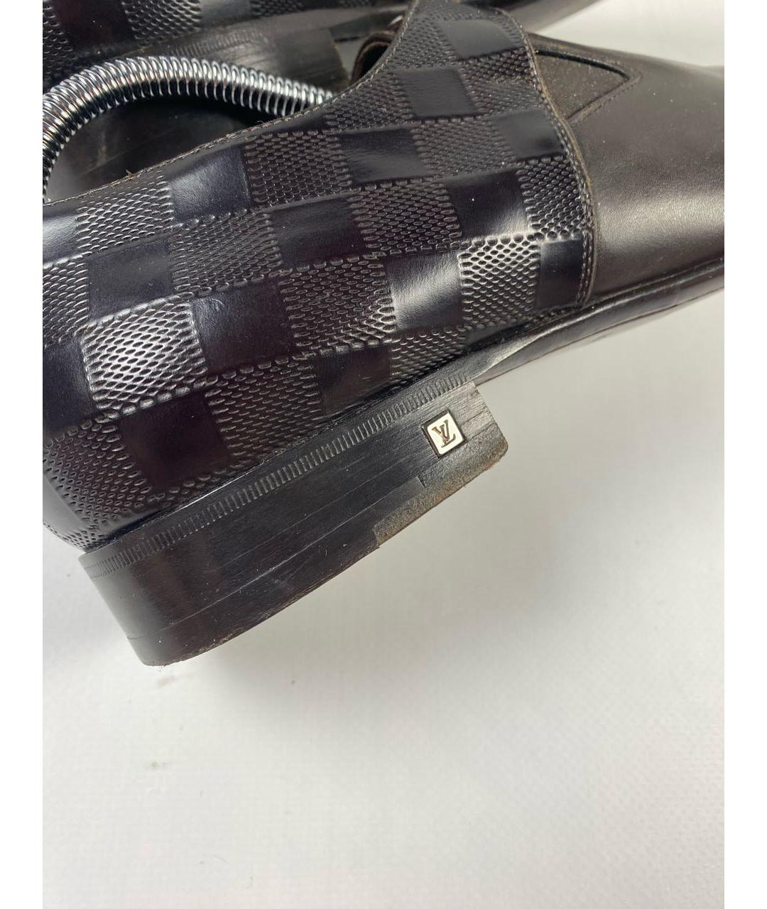LOUIS VUITTON Коричневые кожаные туфли, фото 8