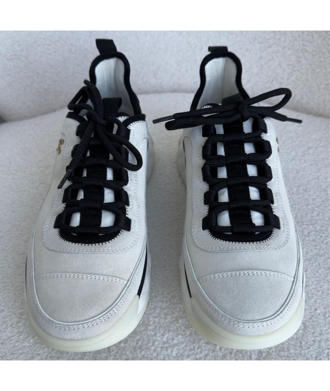 CHANEL Серые замшевые кроссовки, фото 2