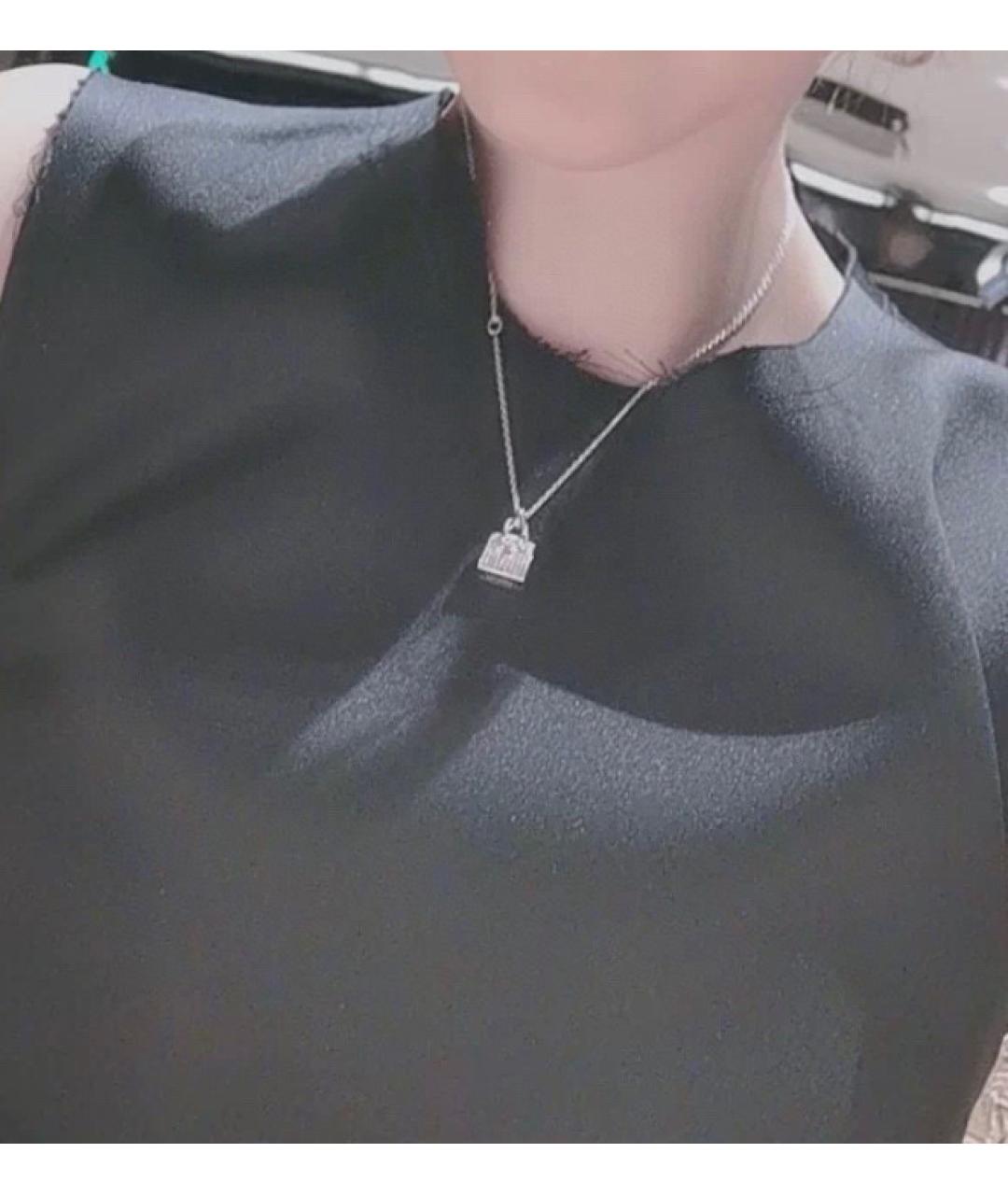 HERMES Серебряное колье из белого золота, фото 5