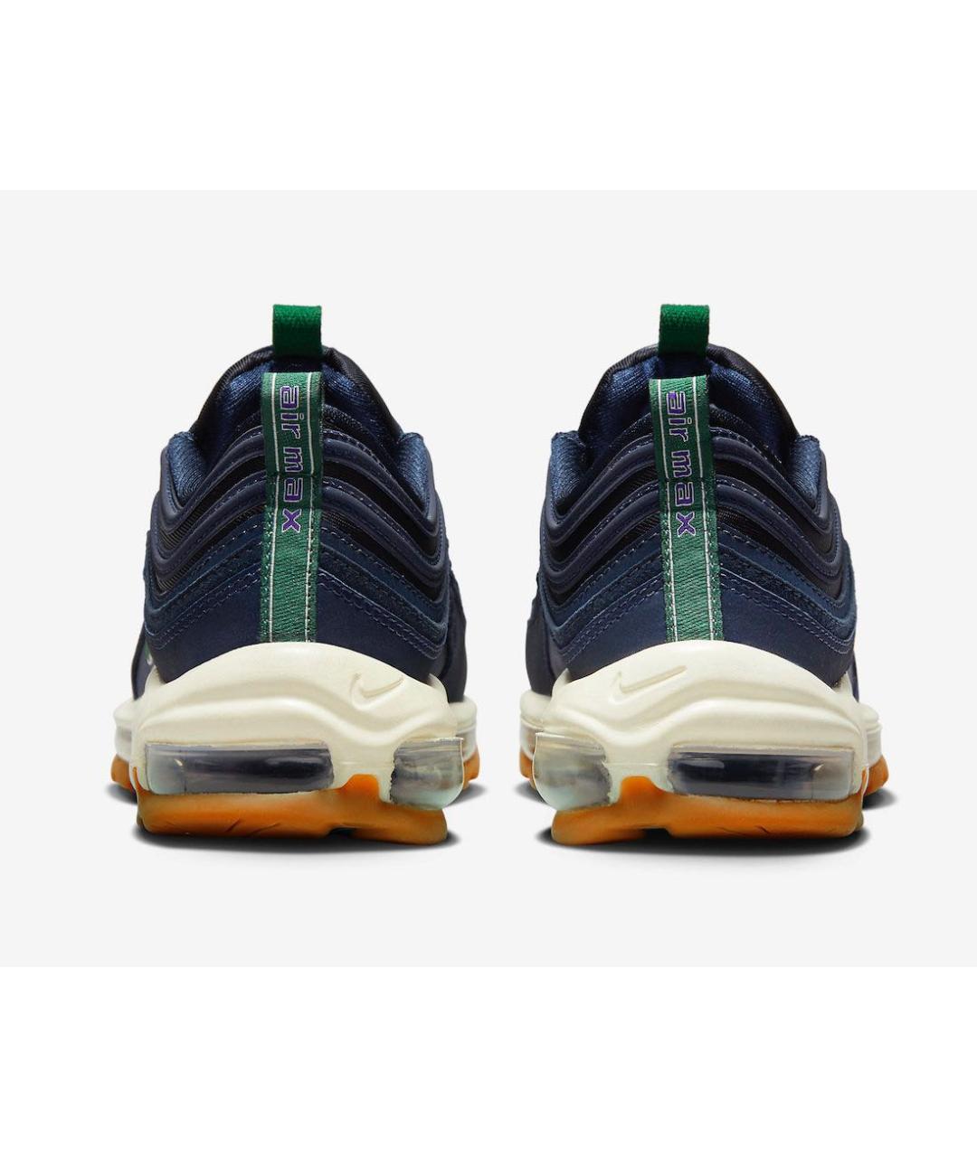 NIKE Темно-синие текстильные низкие кроссовки / кеды, фото 4