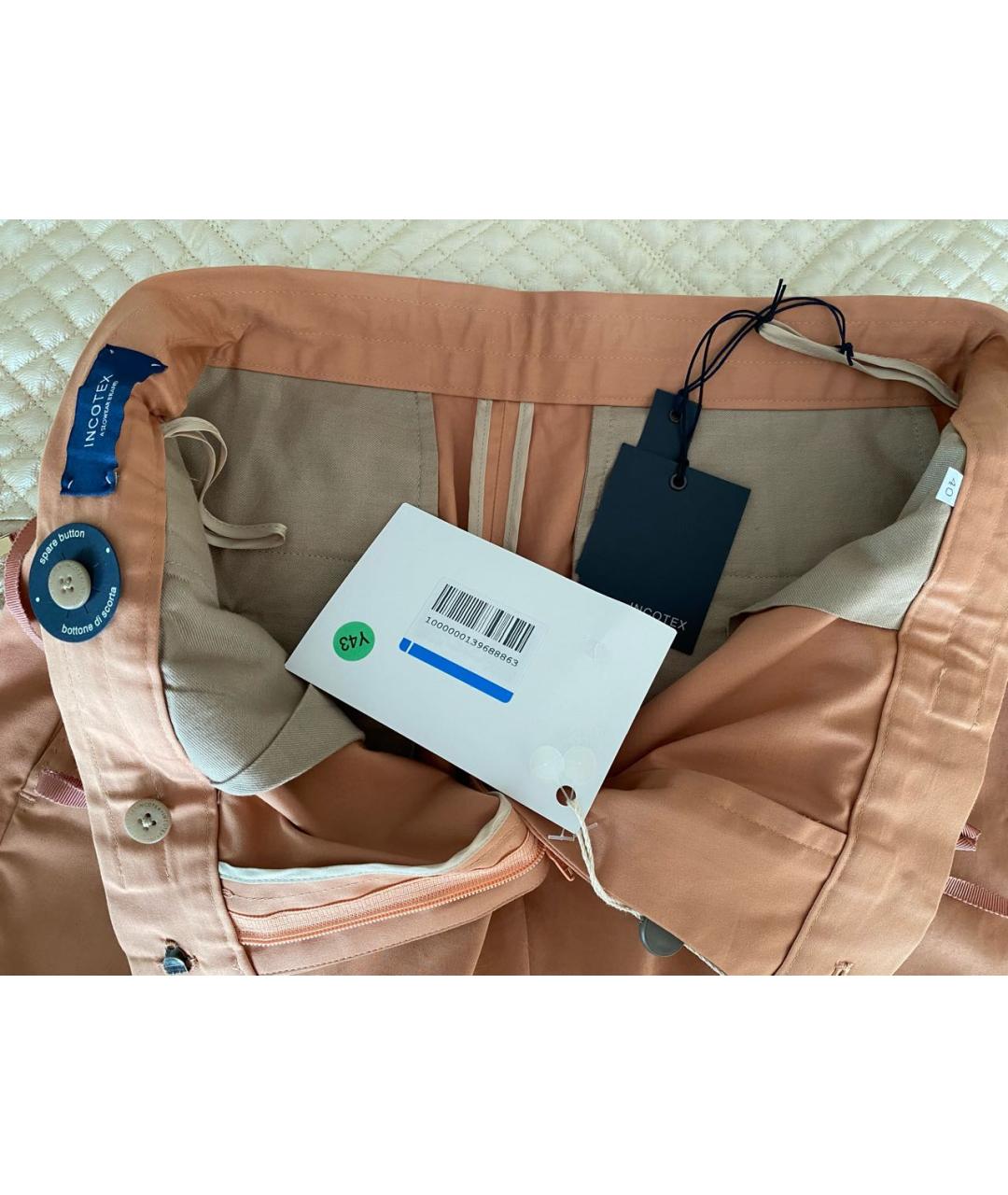 INCOTEX Хлопко-эластановые брюки узкие, фото 6