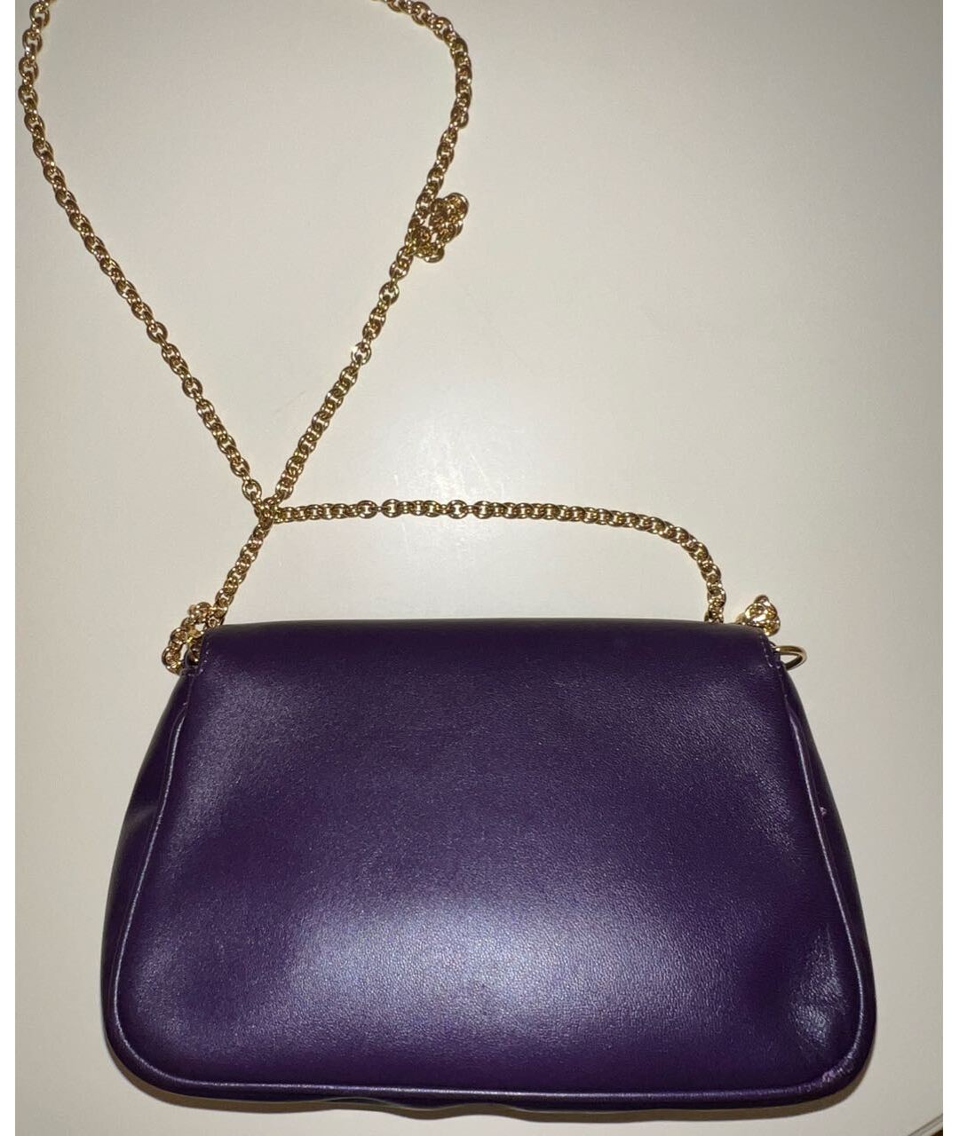 FENDI Фиолетовая кожаная сумка тоут, фото 3