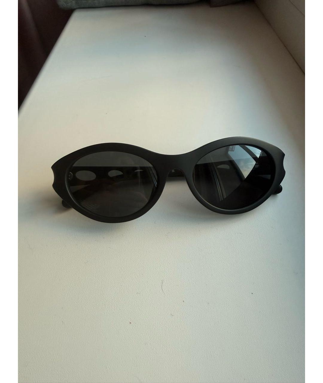 DIESEL Черные пластиковые солнцезащитные очки, фото 8