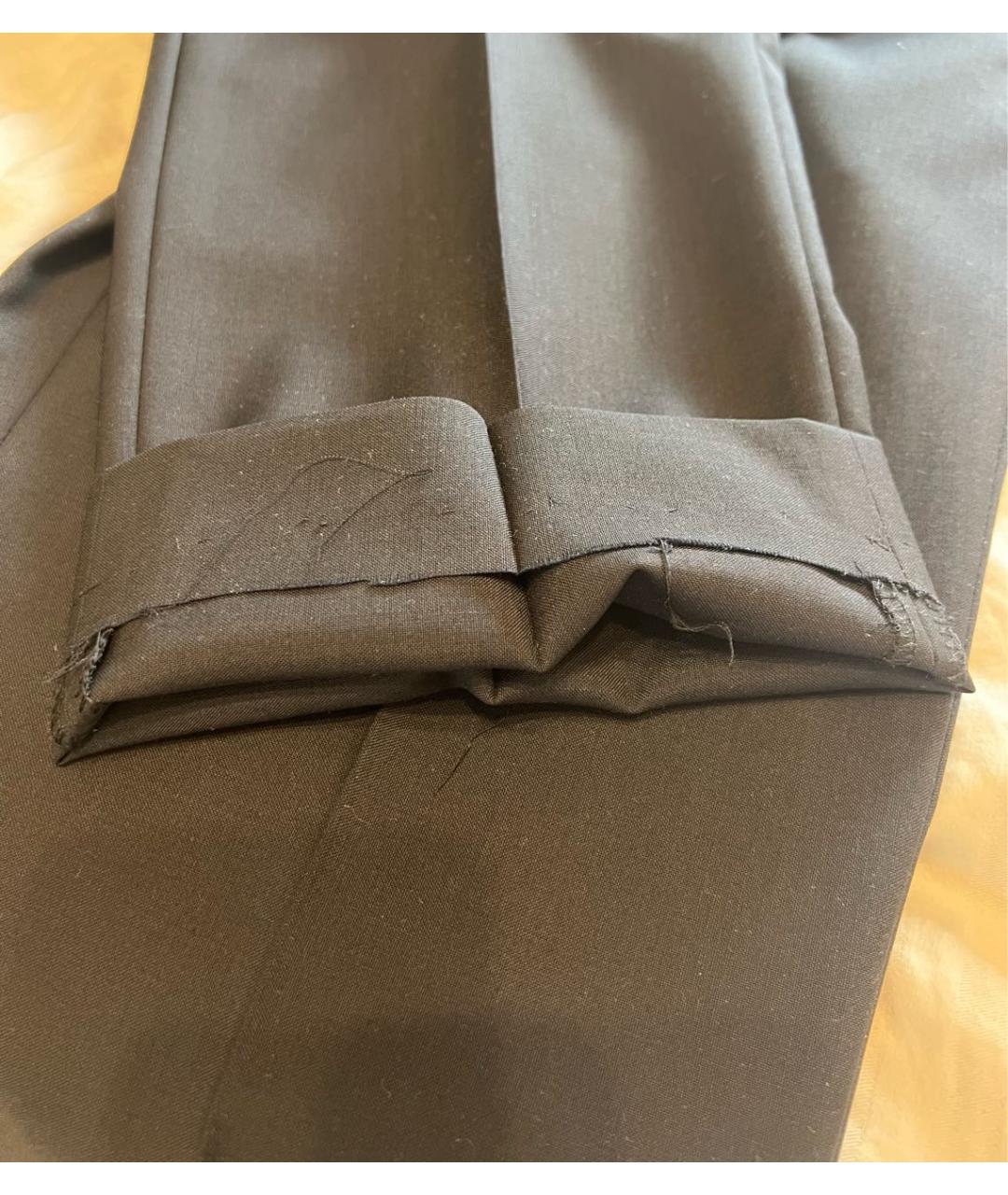 HUGO BOSS Темно-синие вискозные классические брюки, фото 6