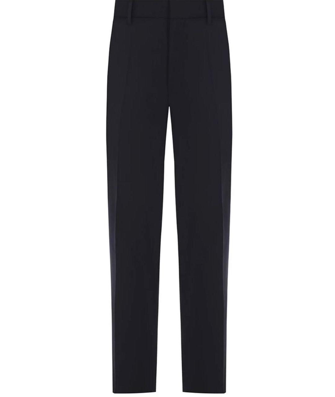 HUGO BOSS Темно-синие вискозные классические брюки, фото 9