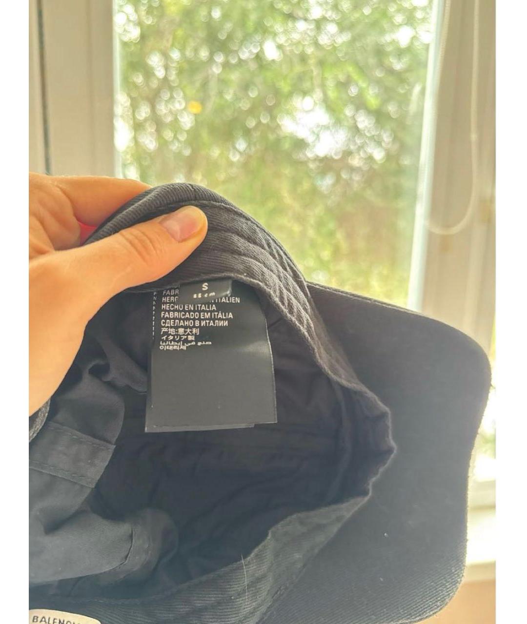 BALENCIAGA Серая хлопковая кепка, фото 6