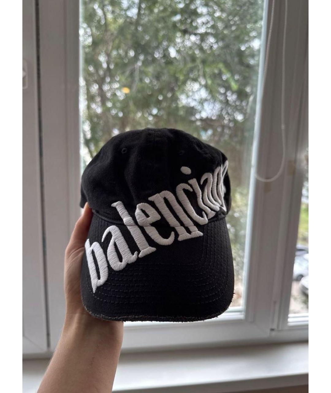 BALENCIAGA Серая хлопковая кепка, фото 5