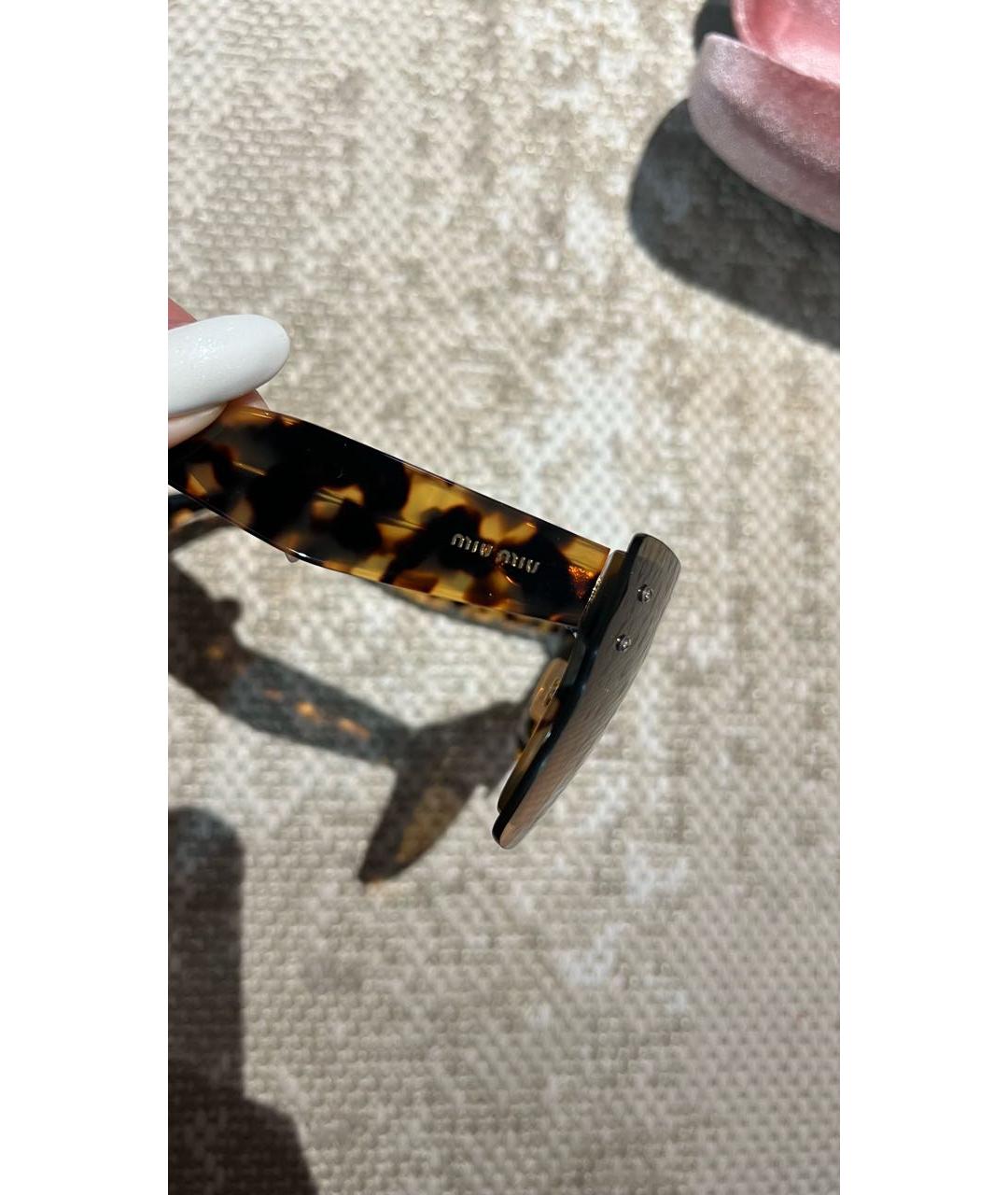 MIU MIU Мульти пластиковые солнцезащитные очки, фото 3