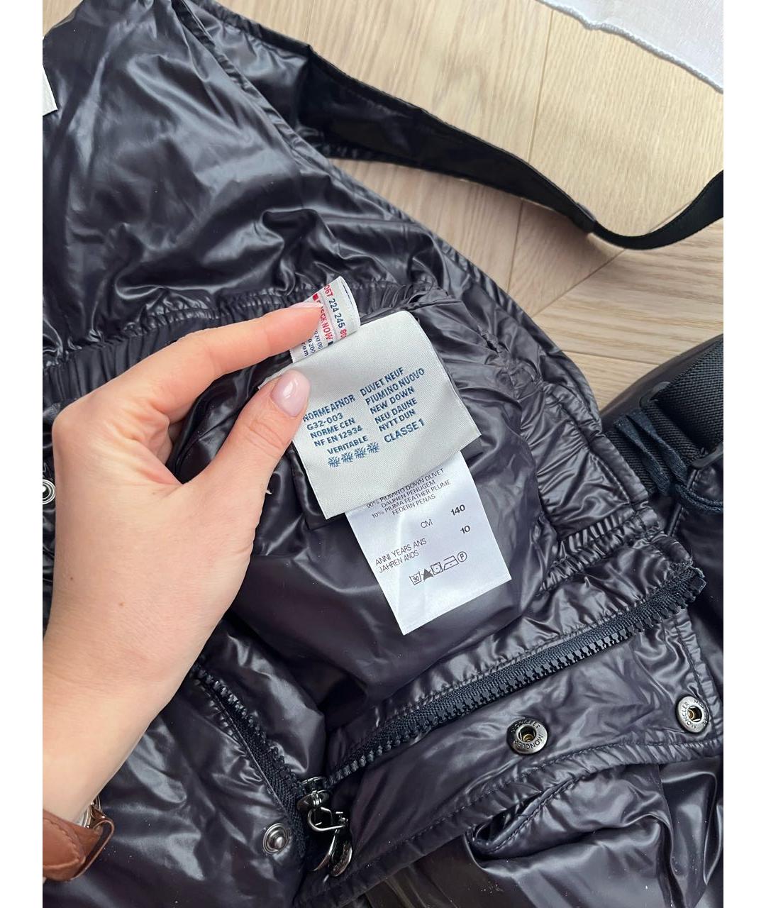 MONCLER Темно-синие брюки и шорты, фото 7