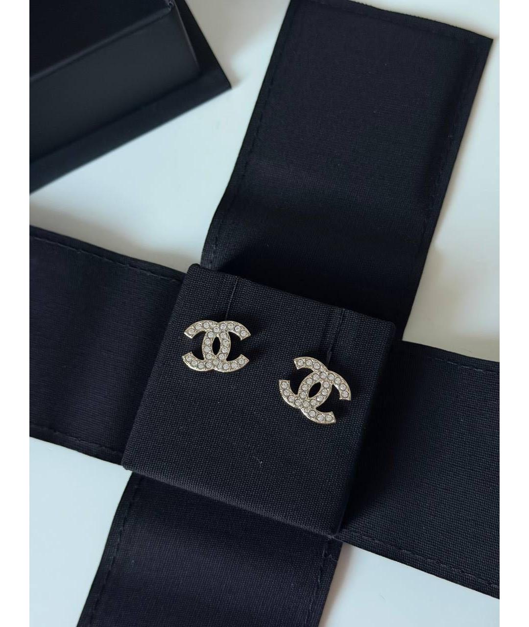 CHANEL Серебряные серебряные серьги, фото 4