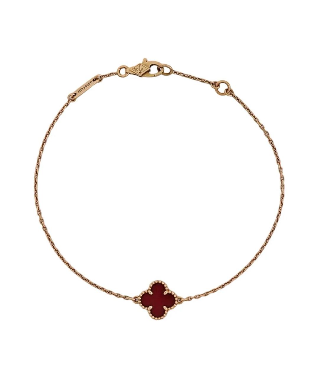 VAN CLEEF & ARPELS Бордовый браслет, фото 5