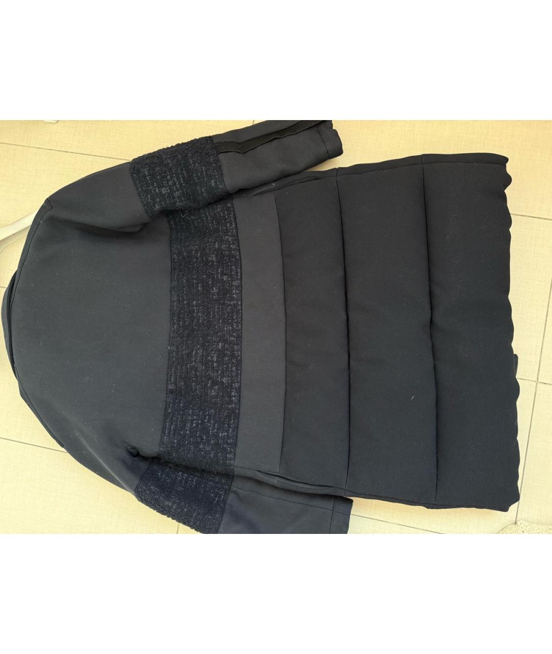 MONCLER Темно-синее пальто, фото 2