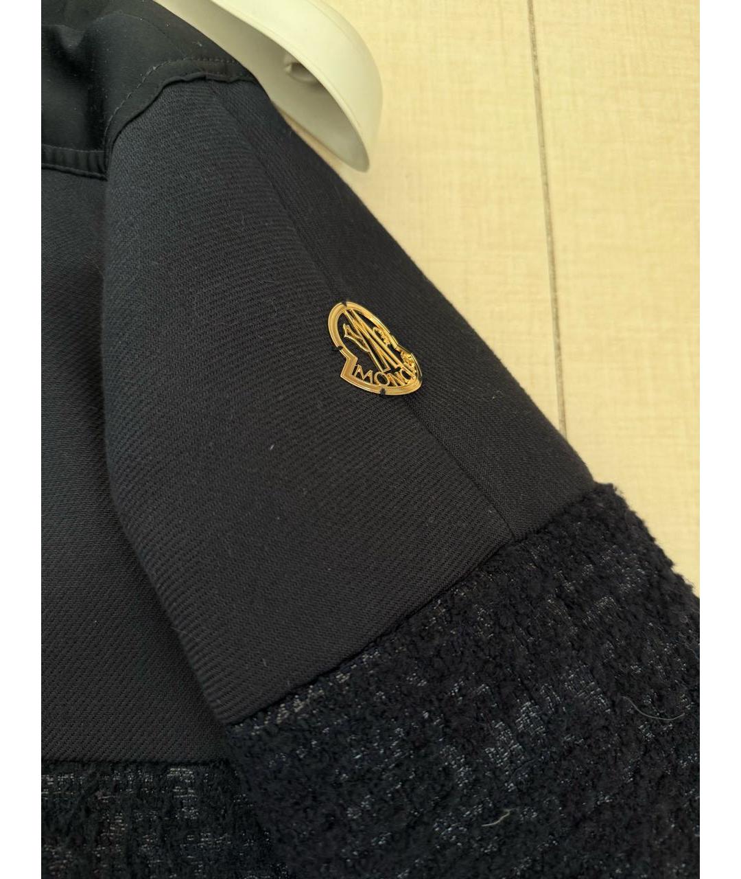 MONCLER Темно-синее пальто, фото 3