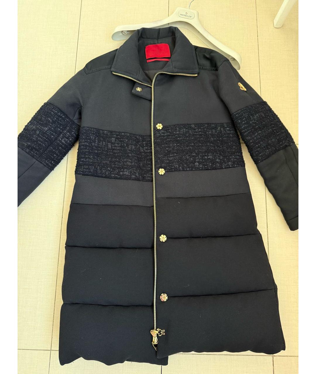 MONCLER Темно-синее пальто, фото 6