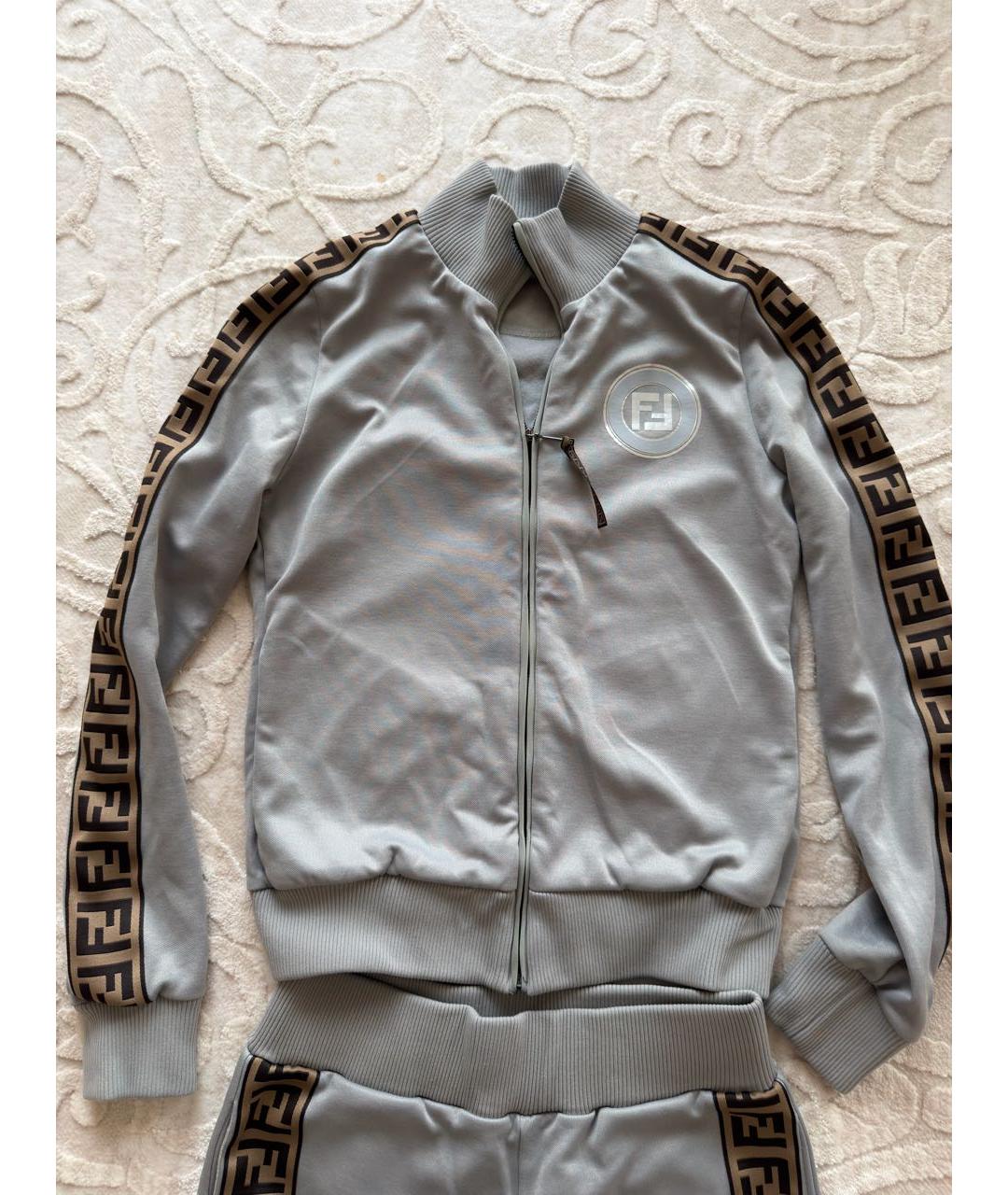 FENDI Серый полиэстеровый спортивные костюмы, фото 3